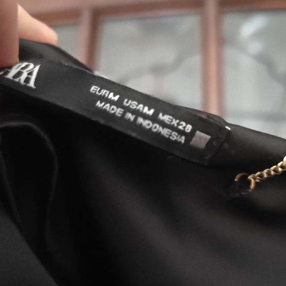 Zara | Chain Strap Satin Effect Dress - Picture 3 of 5